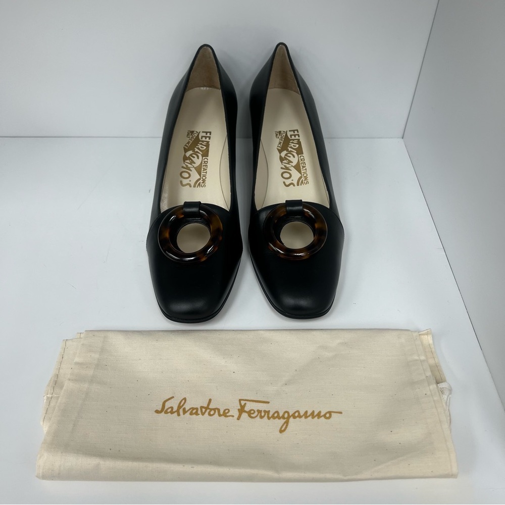 Salvatore Ferragamo Heels in Black